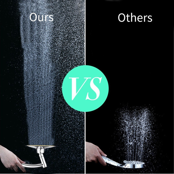 6-inch Rain 360Rotatable Adjustable Bathroom Rain Spray  Bath Handheld Shower Head