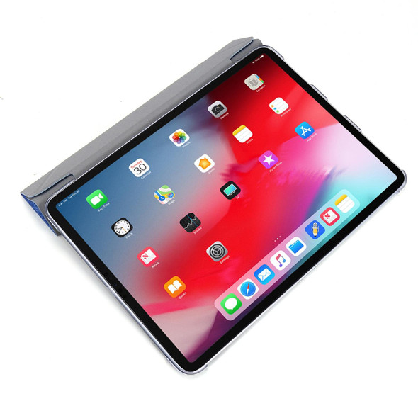Silk Texture Horizontal Deformation Flip Leather Case with Three-folding Holder - iPad Air 2022 / 2020 10.9(Pink)