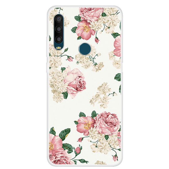 Pattern Printing TPU Cell Phone Case for Alcatel 1SE (2020) - Flower