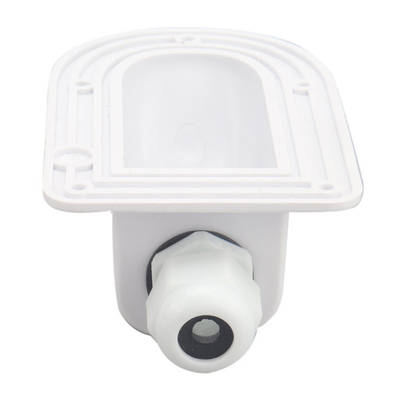 A6097 White Solar Single Cable Entry Gland Box Waterproof ABS Solar Entry Housing for RVs