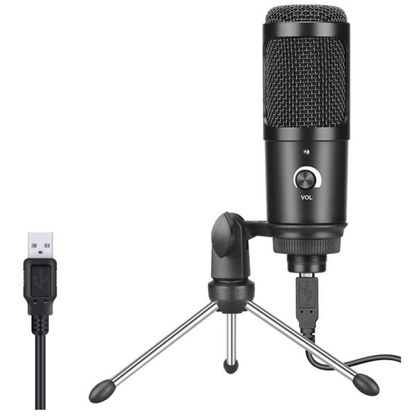 Professional USB Condenser Microphone Recording Studio Computer Laptop Microphone with Tripod