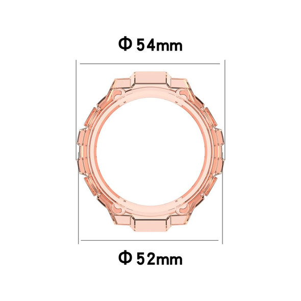 Huami Amazfit T-Rex A1918 Tyrannosaurus TPU Watch Case(Transparent Orange)