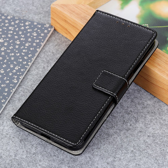 Litchi Surface PU Leather with Wallet Cover for Samsung Galaxy S20 FE/S20 Fan Edition/S20 FE 5G/S20 Fan Edition 5G/S20 Lite/S20 Lite - Black