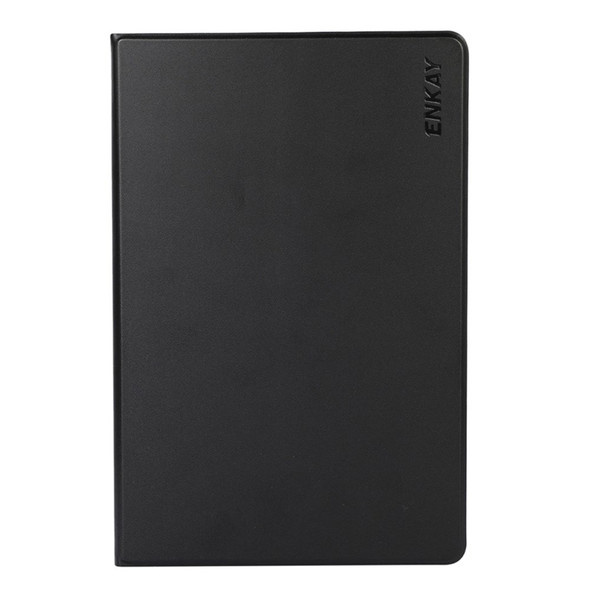 ENKAY HAT PRINCE For Samsung Galaxy Tab A8 10.5 (2021) / (2022) X200 / X205 Stand Design Auto Wake / Sleep Premium PU Leather + TPU Tablet Cover Case - Black