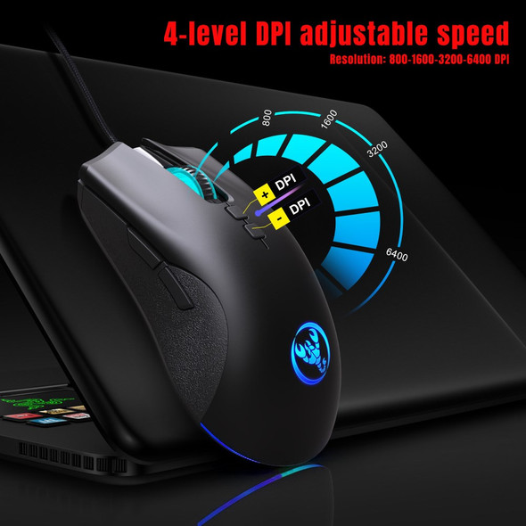 HXSJ P6 Keyboard Mouse Converter + V100 One Handed Gaming Keyboard + A883 USB Wired Gaming Mouse