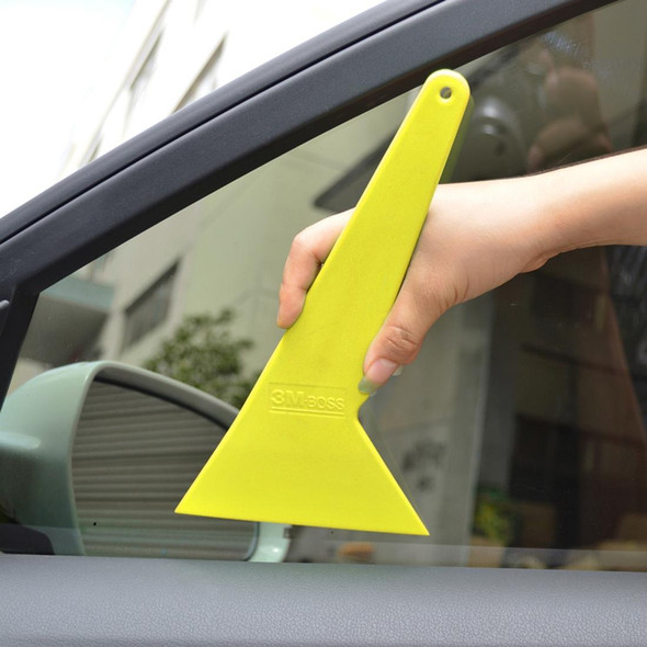 Window Film Handle Squeegee Tint Tool - Car Home Office, Small Size(Yellow)