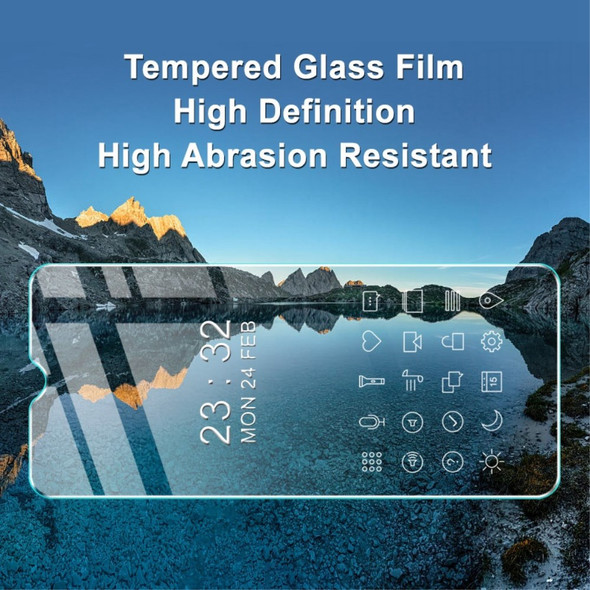IMAK H Series for Blackview A80 Pro / A80 Plus Anti-explosion Screen Protector Full Glue Scratch-resistant Tempered Glass Film