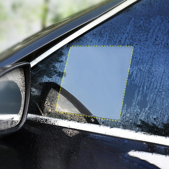 Car PET Rearview Mirror Protective Window Clear Anti-fog Waterproof Rain Shield Film, Size: 20*16cm