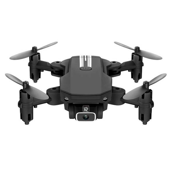 LANSENXI LS-MIN Mini WiFi FPV 480P-30W HD Camera Altitude Hold Mode Foldable RC Drone Quadcopter - Black