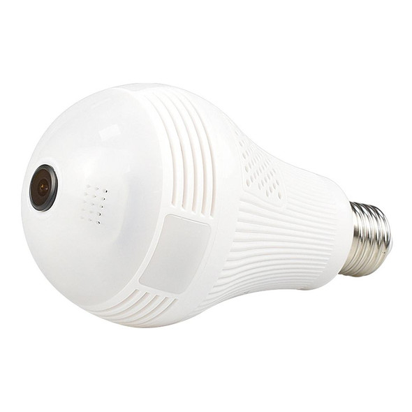 DP1 2.0 Million Pixels 360 Degrees Viewing Angle Light Bulb WiFi Camera, Support One Key Reset & TF Card & Night Vision, UK Plug