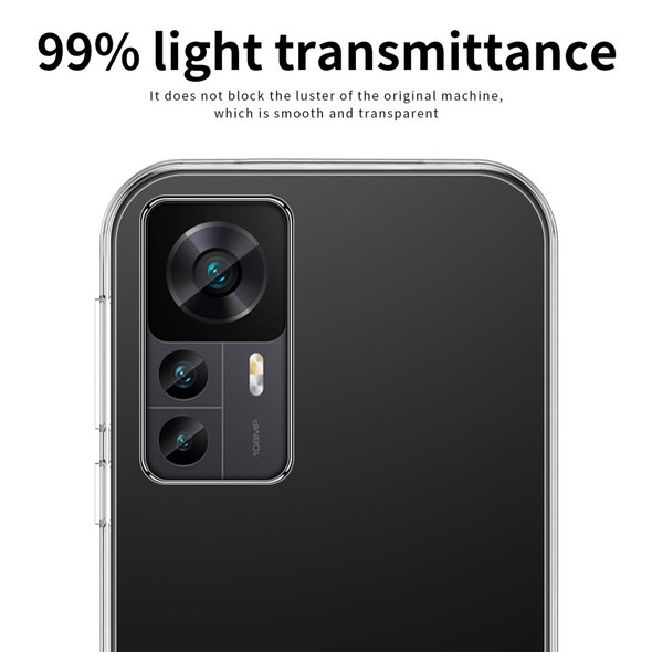 MOFI For Xiaomi 12T 5G / 12T Pro 5G / Redmi K50 Ultra 5G Protective Phone Case Transparent TPU Back Cover