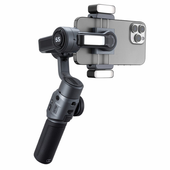 ZHIYUN SMOOTH 5S Handheld Stabilizer 3-Axis Anti-Shake Mobile Phone Portable Gimbal Holder for Video Vlog, Live Streaming (Standard Version) - Black