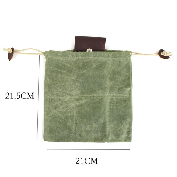 MSD-1 Camping Outdoor Foraging Bag Fruit Picking Bag Waist Hanging Tool Bag(Brown)