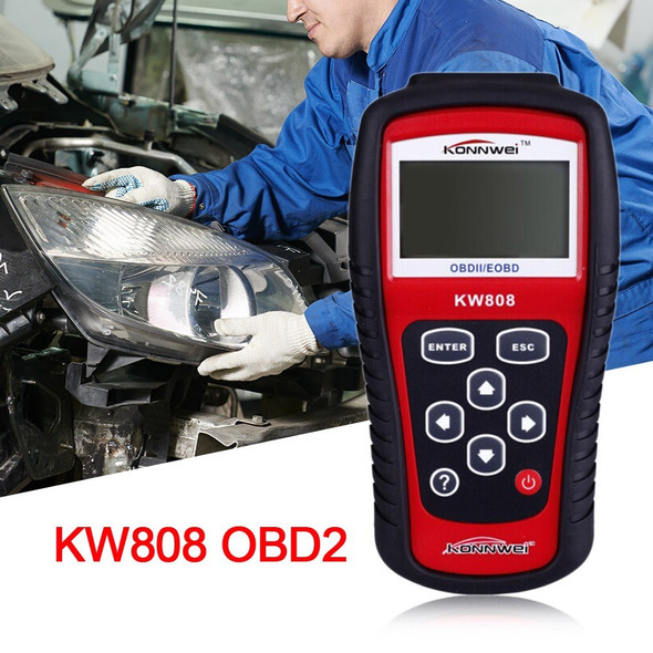 KONNWEI KW808 OBDII EOBD Car Code Reader Tester Diagnostic Scanner