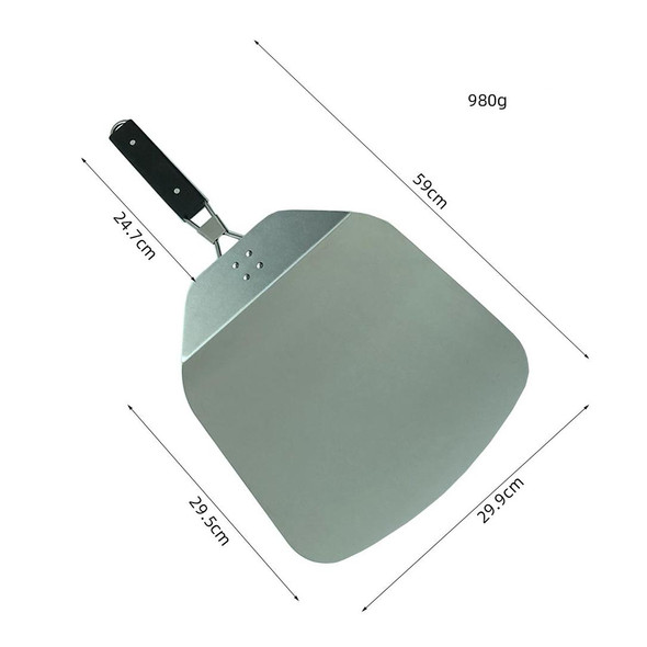 Handle Foldable Pizza Cake Aluminum Spatula(D )