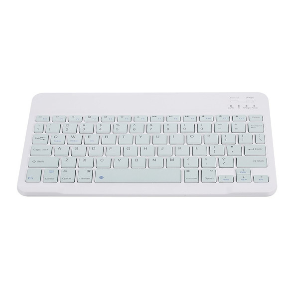 10-inch Wireless BT Keyboard Three-system Universal Colorful Rechargeable BT Keyboard - Green