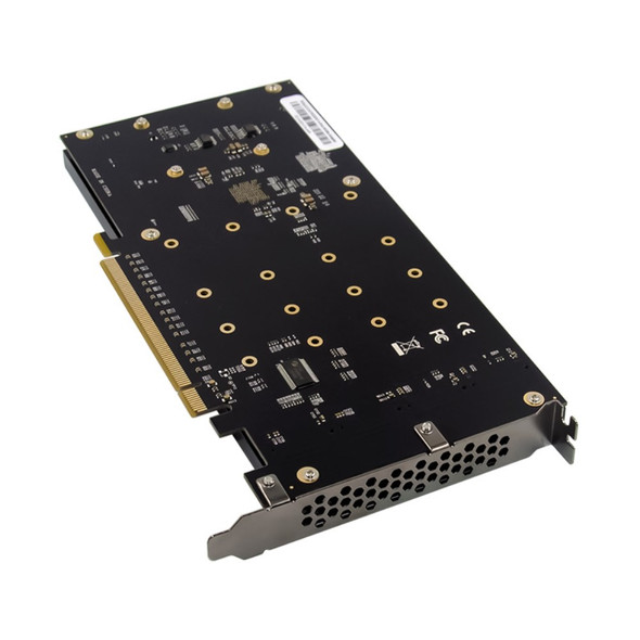 PCI-E3.0 X16 to 4 Port M.2 NVMe PLX8747 SSD Server Solid State Drive Expansion Card