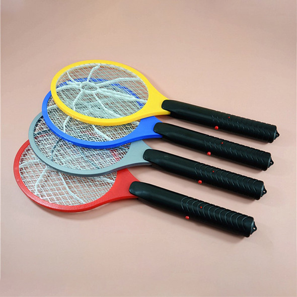 Electronic Mosquito Swatter Zapper Insect Fly Swatter Racket Portable Mosquitos Killer Pest Control - Red