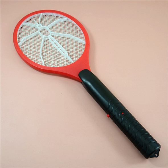 Electronic Mosquito Swatter Zapper Insect Fly Swatter Racket Portable Mosquitos Killer Pest Control - Red