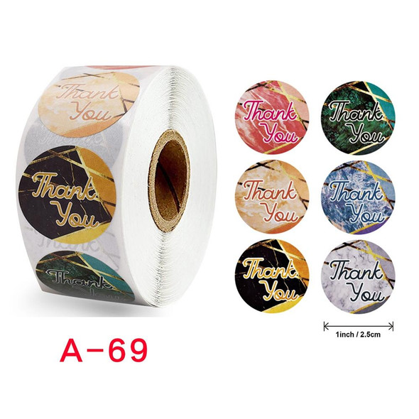 10 PCS Decorative Sealing Stickers Reward Stickers Handmade Label, Size: 2.5CM / 1INCH(A-69)