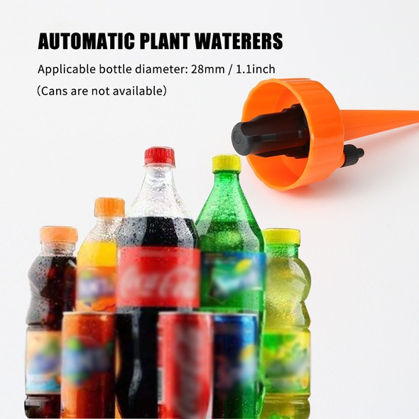 Automatic Plant Waterer Potted Flower Self Watering Devices Slow Release Bottle Irrigation Stake for Outdoor Indoor Plants - 6Pcs