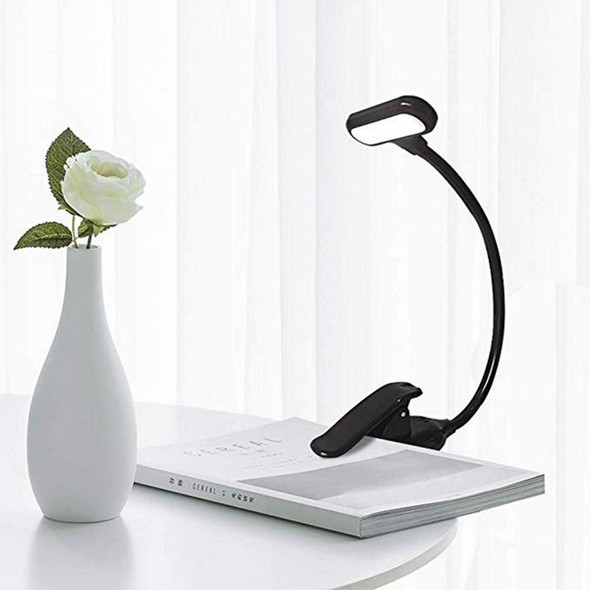 8021 Mini Book Clip Light LED Music Score Eye Protection Reading Lamp(Black)