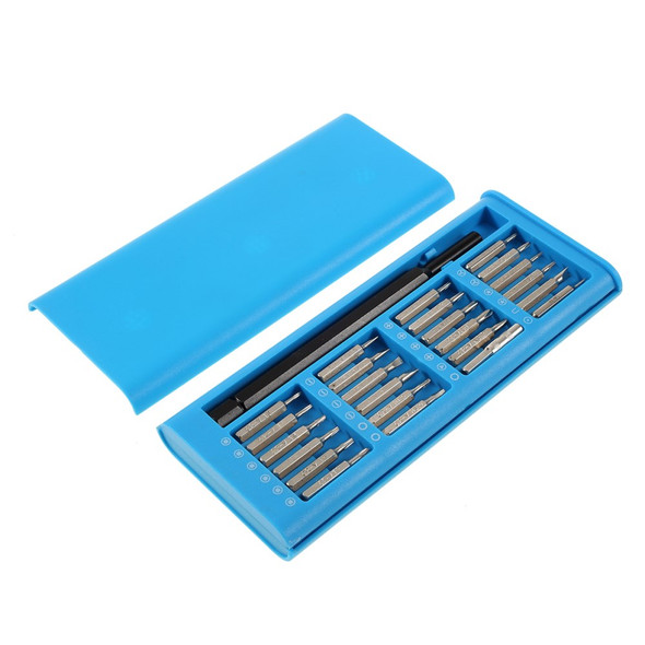 25-in-1 Screwdriver Set Precision Magnetic Screwdriver Bits Kit - Blue