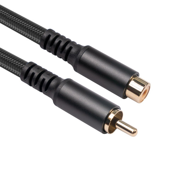 3709MF 3m Gold Plated RCA Male to Female Audio Extension Cable for HDTV DVR Speaker AUX Cord