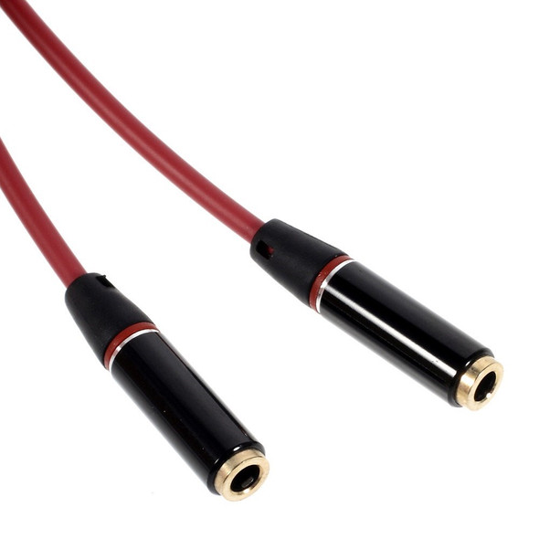 3.5mm Audio Jack (Male) Splitter to Dual 3.5mm Jacks (Female) Y Cable