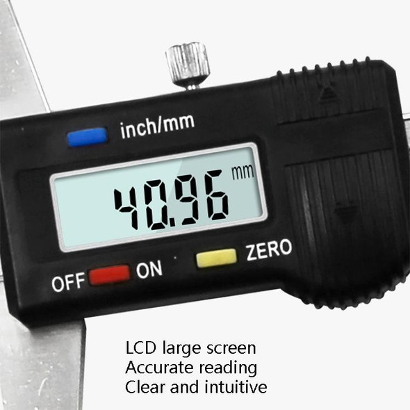 0-150mm Digital Display Depth Gauge Caliper Vernier Caliper Depth Measuring Ruler