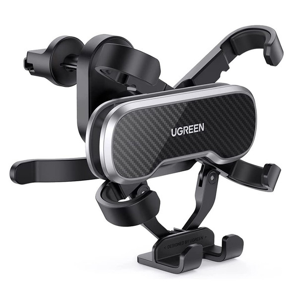 UGREEN For iPhone 13 Pro Max Samsung Galaxy S21 Ultra S20 FE S10 Universal Car Air Vent Mount 360 Degree Rotating Gravity Auto Clamping Phone Holder Bracket