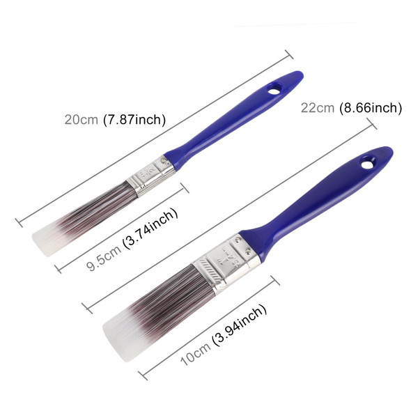 2 PCS Nylon Hair Drawing Clean Brush for Car Garden Kitchen Paint