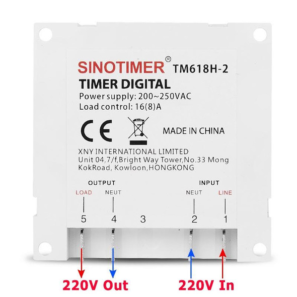 Digital Time Switch Programmable Timer Switch