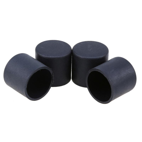 100 PCS Plastic Chair Feet Protectors Black Anti-skid Furniture Legs Table Base Cap Floor Protector Cover, Size:16mm