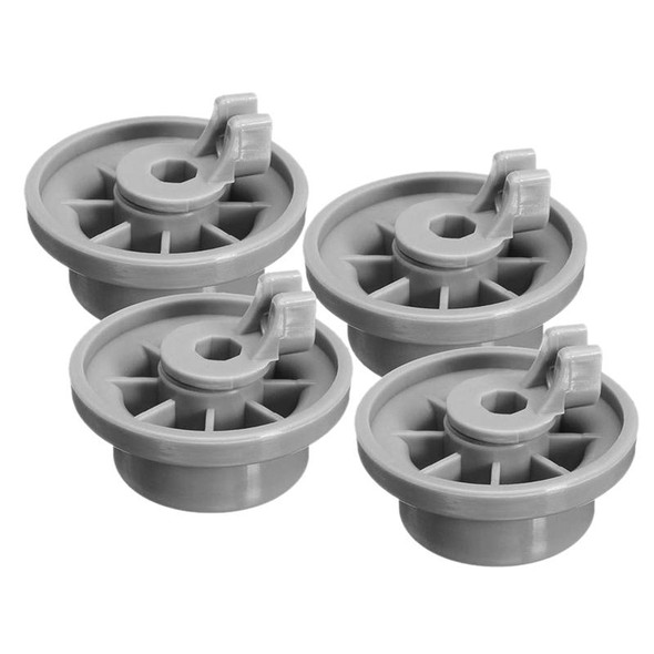 4 PCS Wheels for Bosch Siemens Neff 165314 Dishwasher Accessories(Light Grey)