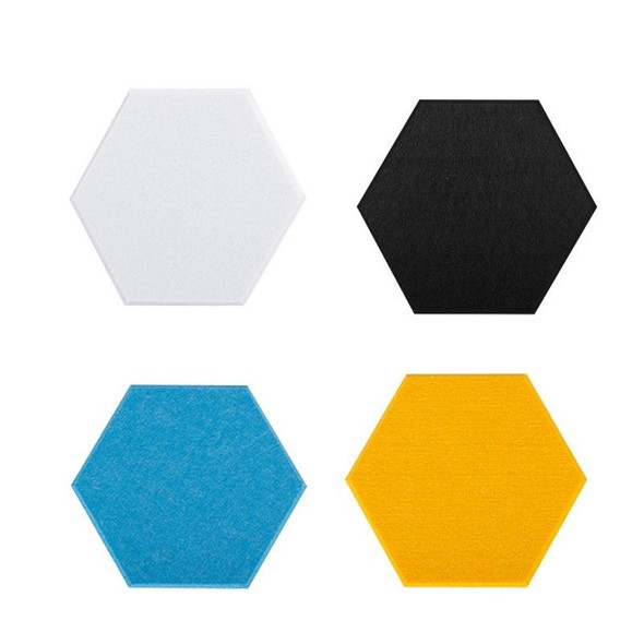 2 PCS Polyester Fiber Wall Decoration Sound Insulation Cotton Sound Absorbing Board, Style: With Glue (Black)