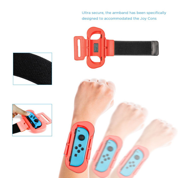 JYS 2PCS Adjustable Wrist Band Strap for Nintendo Switch Just Dance 2020/2019 Joy-Con Controller