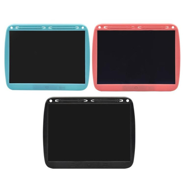 15inch Charging Tablet Doodle Message Double Writing Board LCD Children Drawing Board, Specification: Monochrome Lines (Blue)