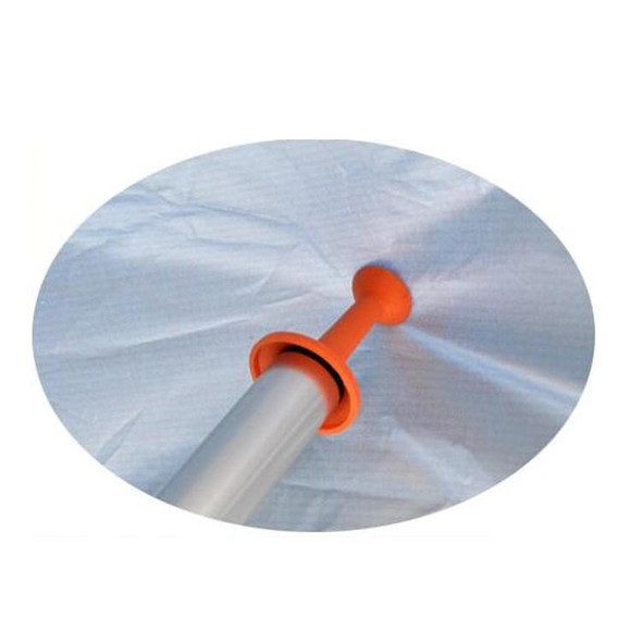 4 PCS Outdoor Canopy Pole Rubber Sleeve Camping Tent Canopy Accessories Protective Plastic Cap, Random Color Delivery