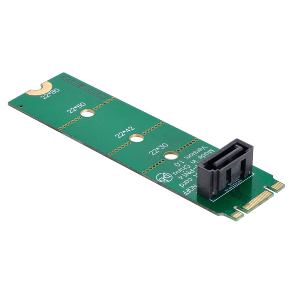 SA-007 Motherboard NGFF B/M-Key M.2 to Vertical SATA 7pin Hard Disk Drive SSD PCBA Extension Adapter Expansion Card