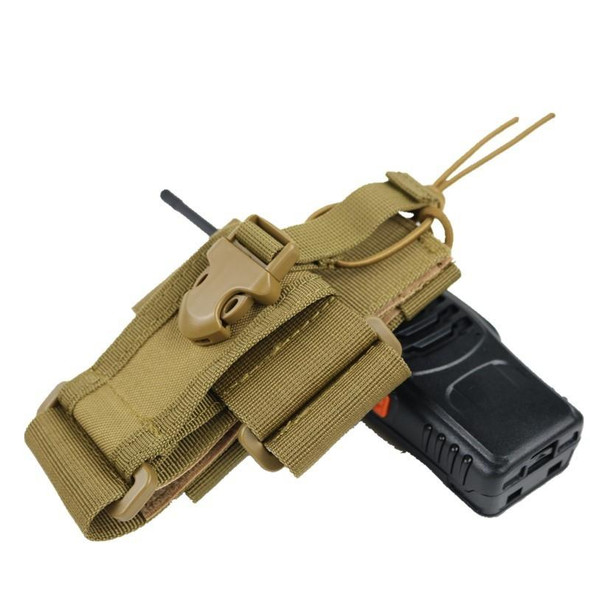 Outdoor Walkie Talkie Bag Mobile Phone Bag Mini Waist Bag Free Size(Military)