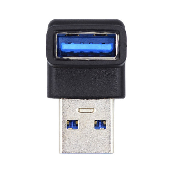 U3-018-UP 10Gbps High Speed USB3.0 Male to Female Converter 90 Degrees Elbow Adapter