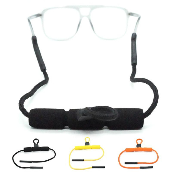 2 PCS Beach Snorkeling Floating Anti-drop Sports EVA Tube Sunglasses Chain Glasses Chain(Orange)