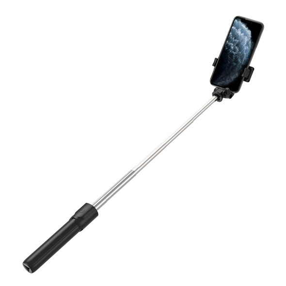 R1 Mobile Bluetooth Selfie Stick Tripod Remote Control Telescopic Rod Live Streaming Bracket - Black