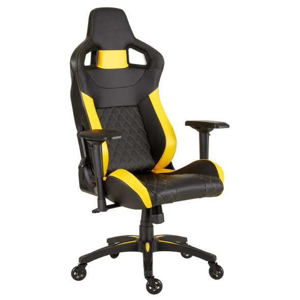 CORSAIR T1 RACE GAMING CHAIR 2018 - BLACK/YELLOW