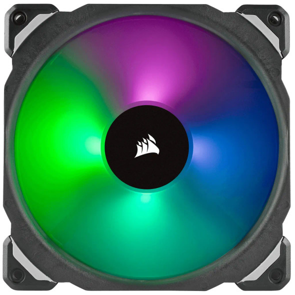 Corsair ML140 PRO RGB LED 140MM PWM Premium Magnetic Levitation Fan  Dual Fan Pack with Lighting Node PRO