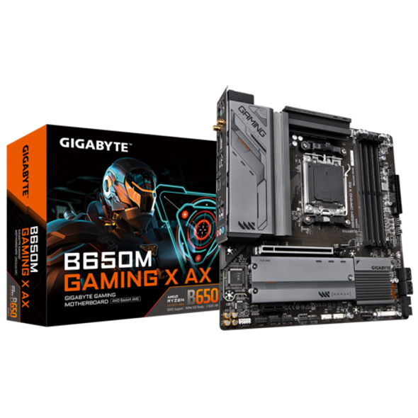 GIGABYTE AMD B650 Gaming Chipset for AMD AM5; 4x Dual DDR5; 2x M2; 1x HDMI 2x DP.