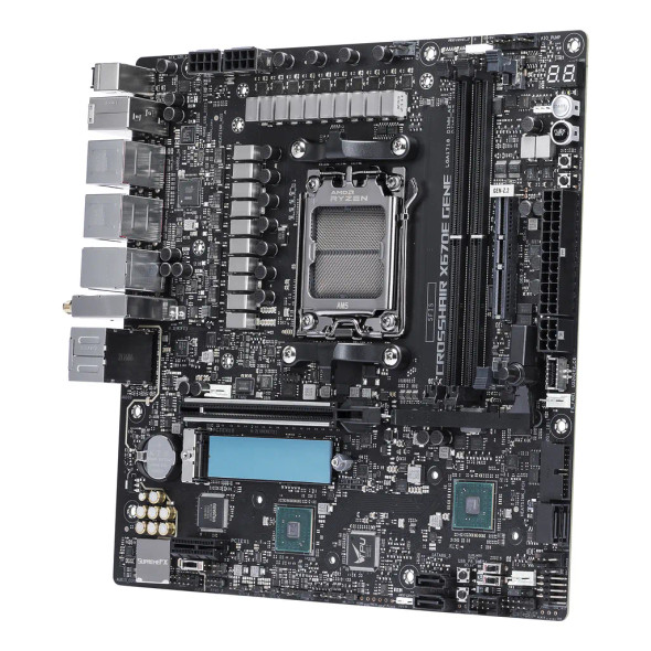ASUS ROG CROSSHAIR X670E GENE AMD X670E Ryzen Socket AM5 Micro-ATX Desktop Motherboard
