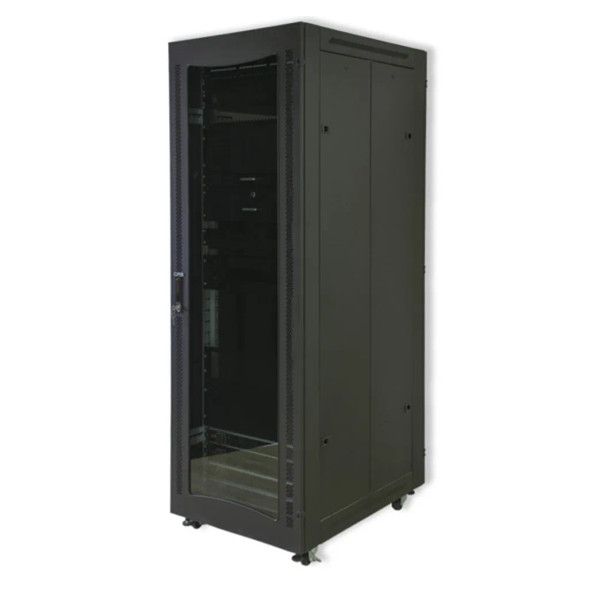 RCT 25U  Server Cabinet  600x1000  Glands + Screws Perforated AP6025.PER.B