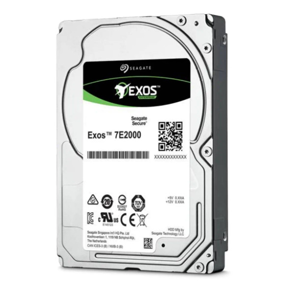 Seagate Exos 7E2000 1TB 512N SATA 2.5'' Drive; 6GB/s Interface; RPM7200; 128MB cache